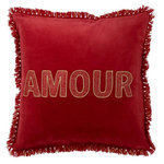 Paris Prix Coussin Déco Amour  Ellis  45x45cm Rouge
