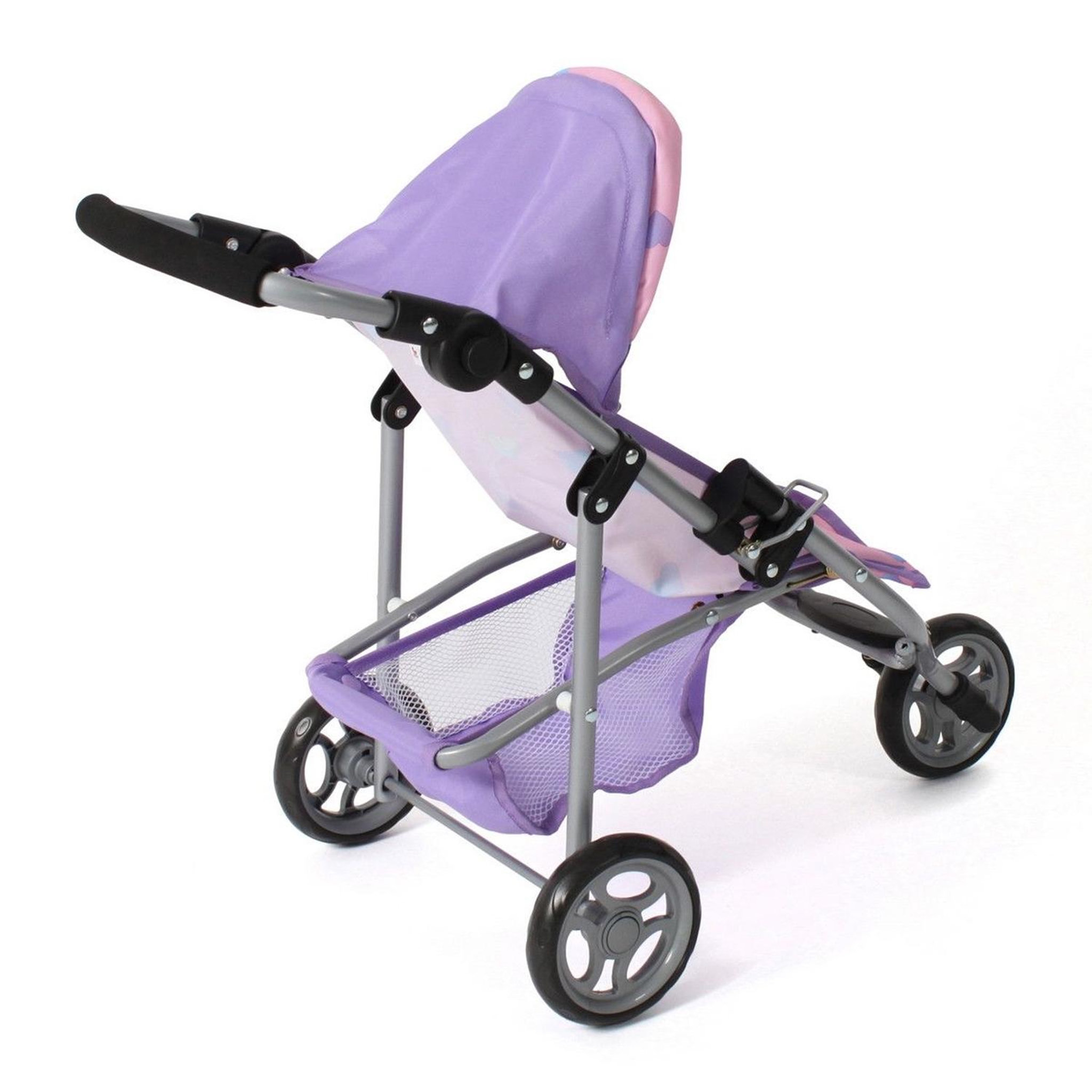 Voir la diapositive 3 : BAYER CHIC 2000 Poupées Jogging-Buggy LOLA Cœur violet-rose