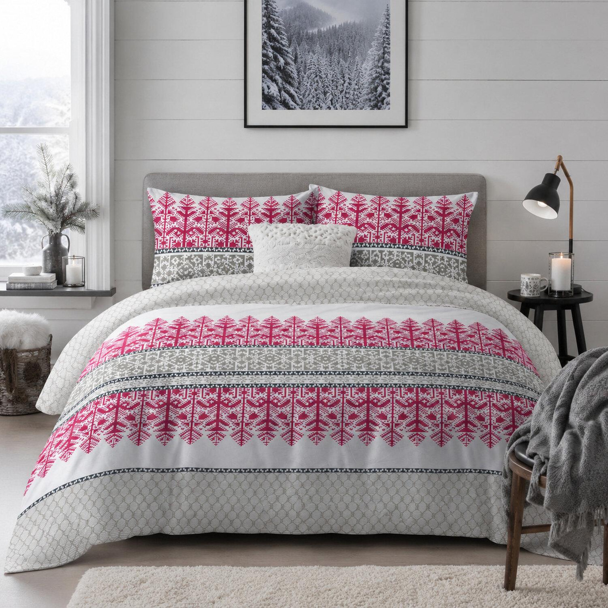 Voir la diapositive 2 : Les Ateliers du Linge Parure housse de couette 100% coton 57fils , halti
