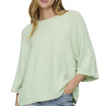 JACQUELINE DE YONG Pull  Femme JDY Elanora 3/4. Coloris disponibles : Vert