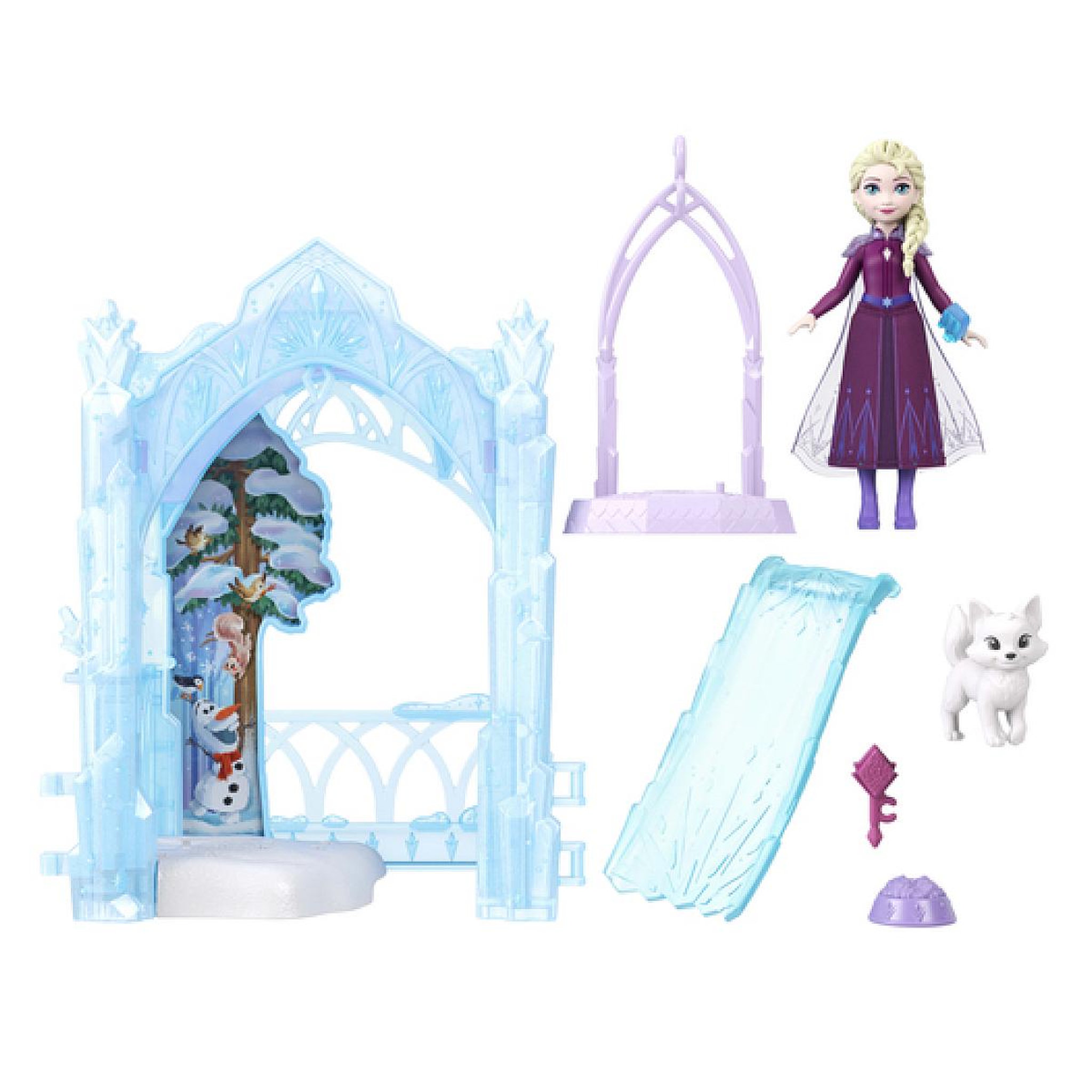Voir la diapositive 2 : MATTEL Disney Frozen – Le Refuge de Glace d Elsa