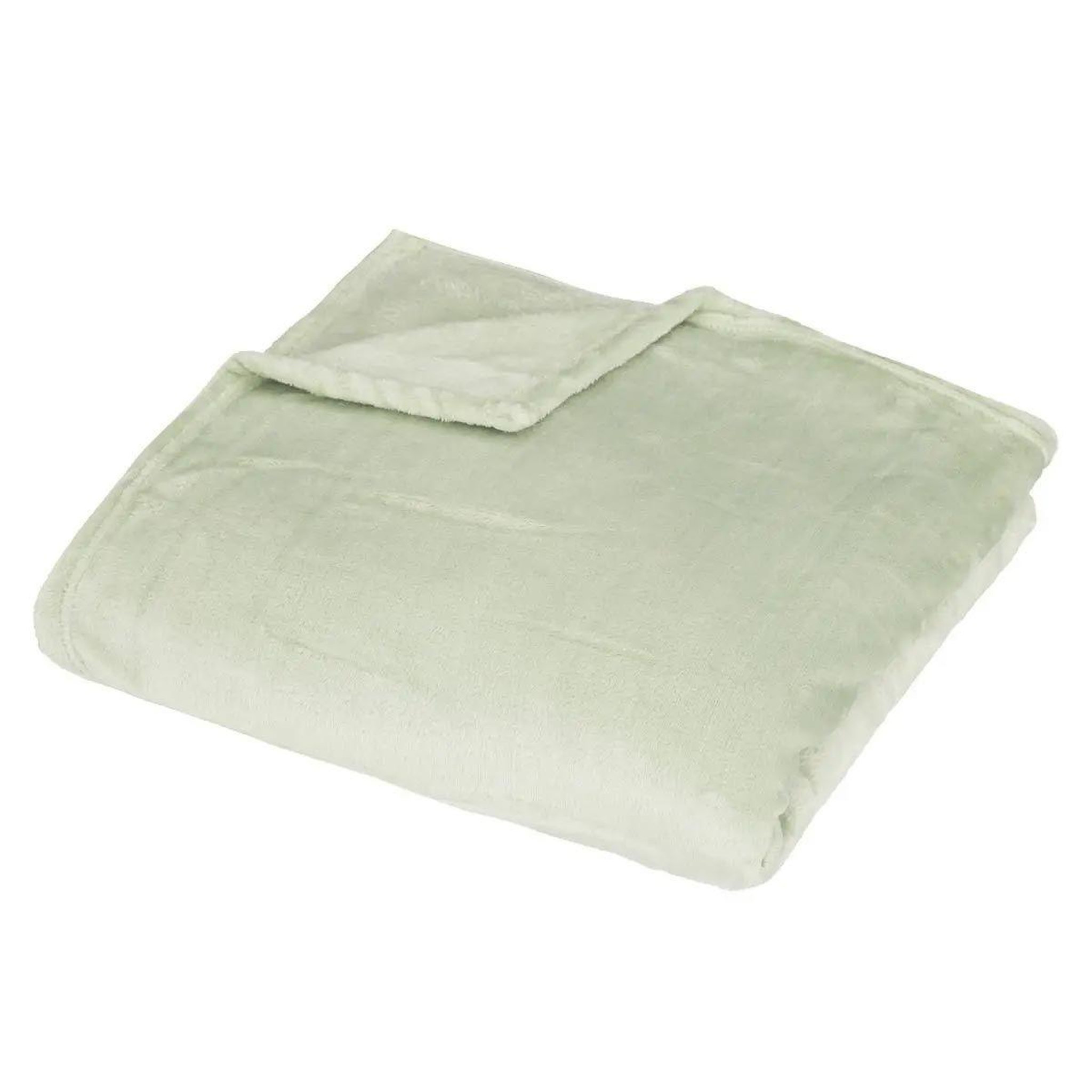 ATMOSPHERA Plaid design uni  row  150x200cm vert céladon
