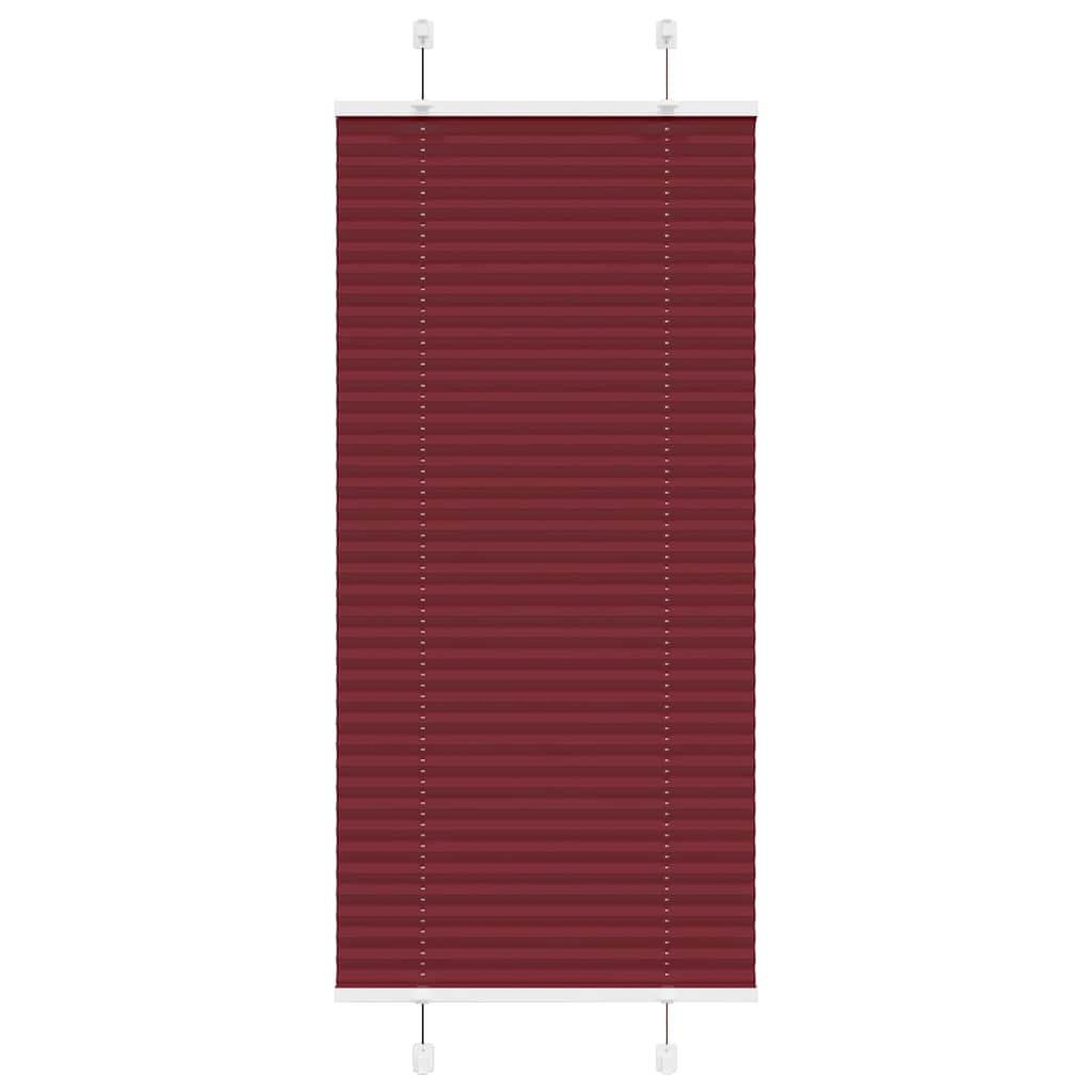 VIDAXL Store plisse rouge bordeaux 60x100 cm largeur du tissu 59,4 cm