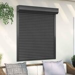 VIDAXL Volet roulant aluminium 110x130 cm anthracite