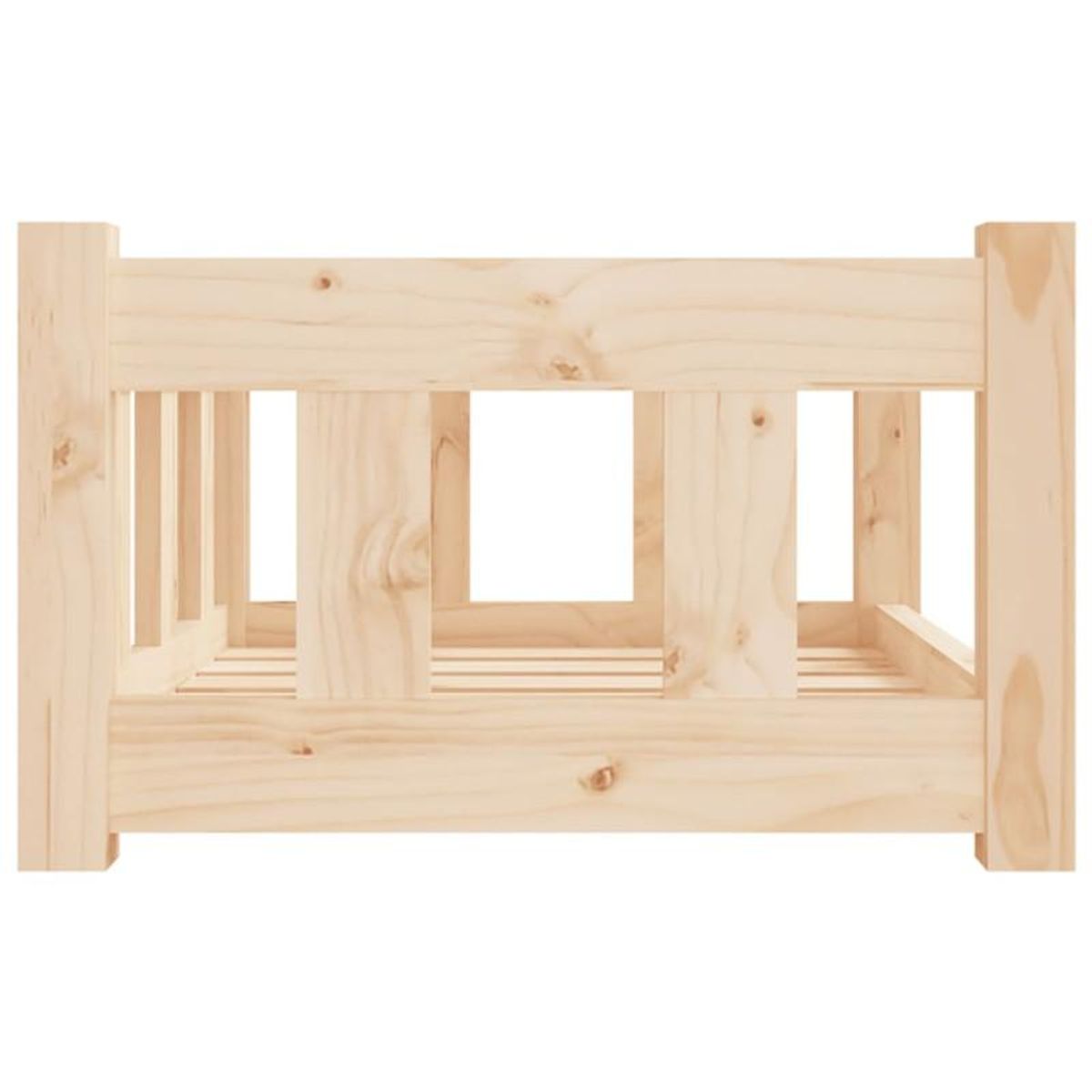 VIDAXL Lit pour chien 55,5x45,5x28 cm bois de pin solide