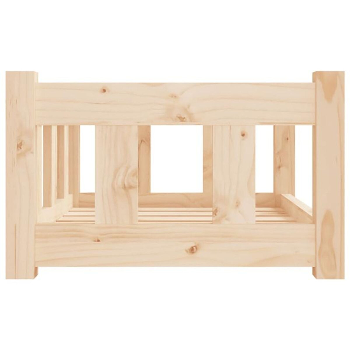 VIDAXL Lit pour chien 55,5x45,5x28 cm bois de pin solide