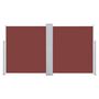 Voir la diapositive 4 : VIDAXL Auvent lateral retractable Marron 140x600 cm