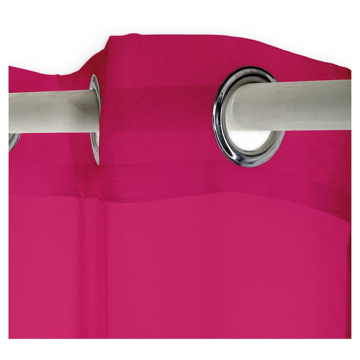 TODAY Voilage finition oeillets prêt à poser en polyester 135x240 cm