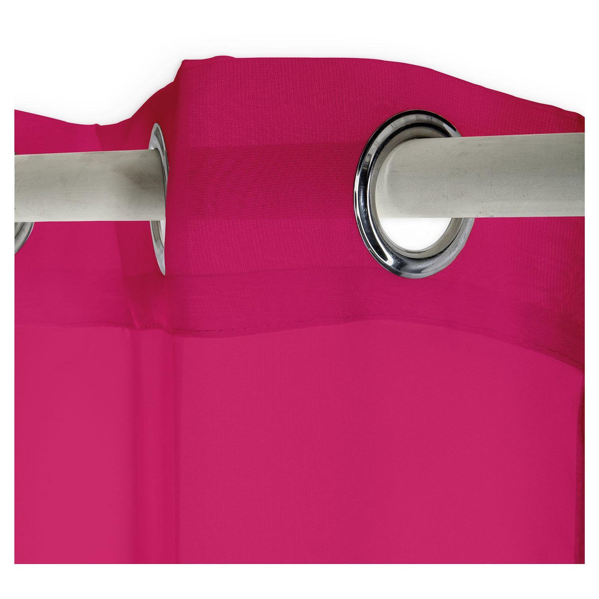 TODAY Voilage finition oeillets prêt à poser en polyester 135x240 cm