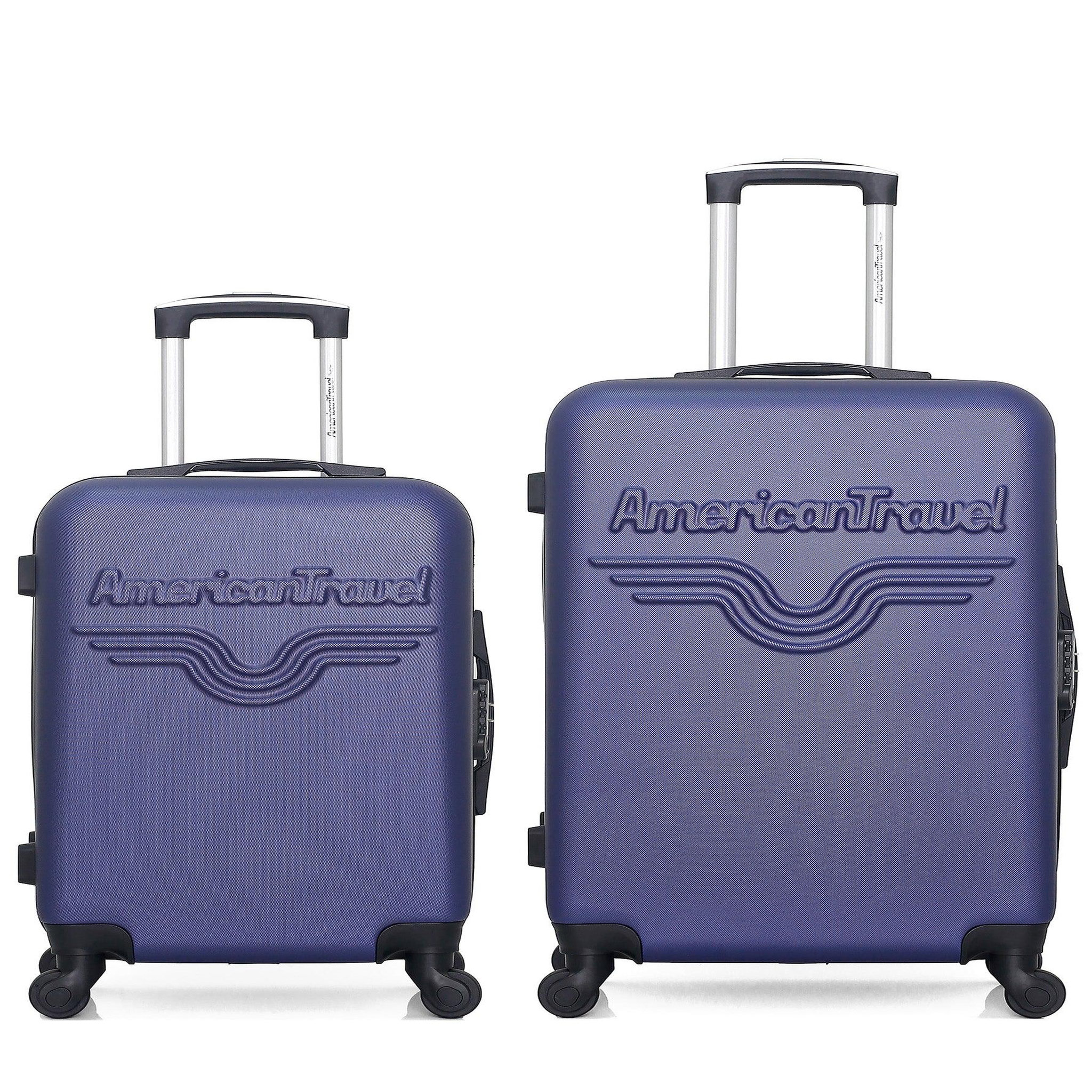 AMERICAN TRAVEL American travel - lot de 3 - valise weekend, valise cabine et vanity chelsea