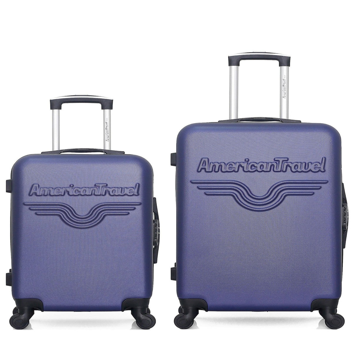 AMERICAN TRAVEL AMERICAN TRAVEL - Lot de 3 - Valise weekend, valise cabine et vanity CHELSEA