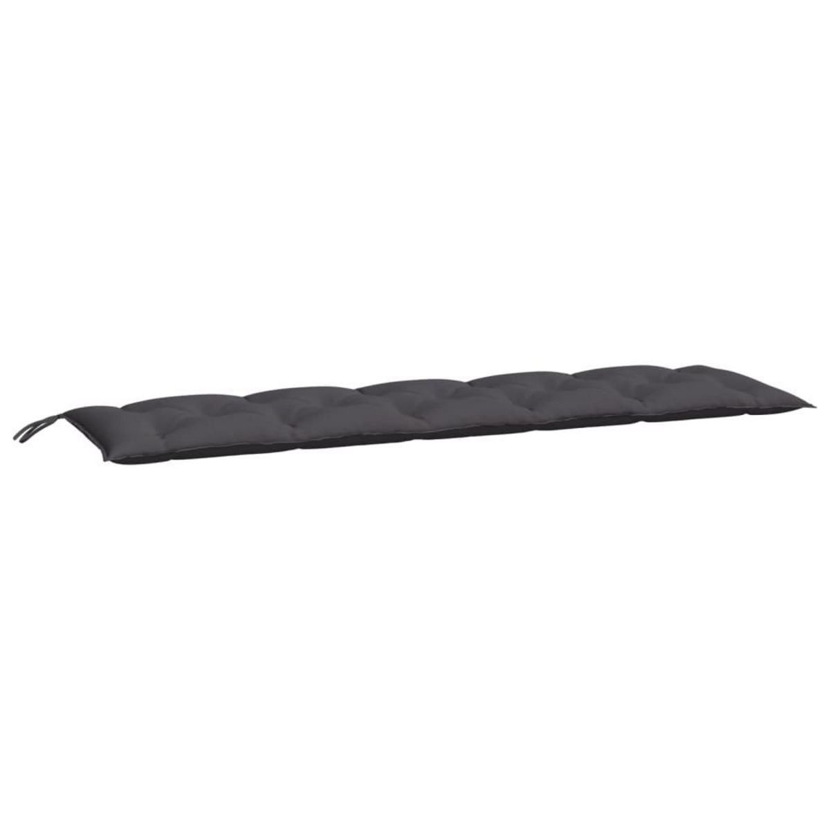VIDAXL Coussins de banc de jardin lot de 2 anthracite tissu Oxford