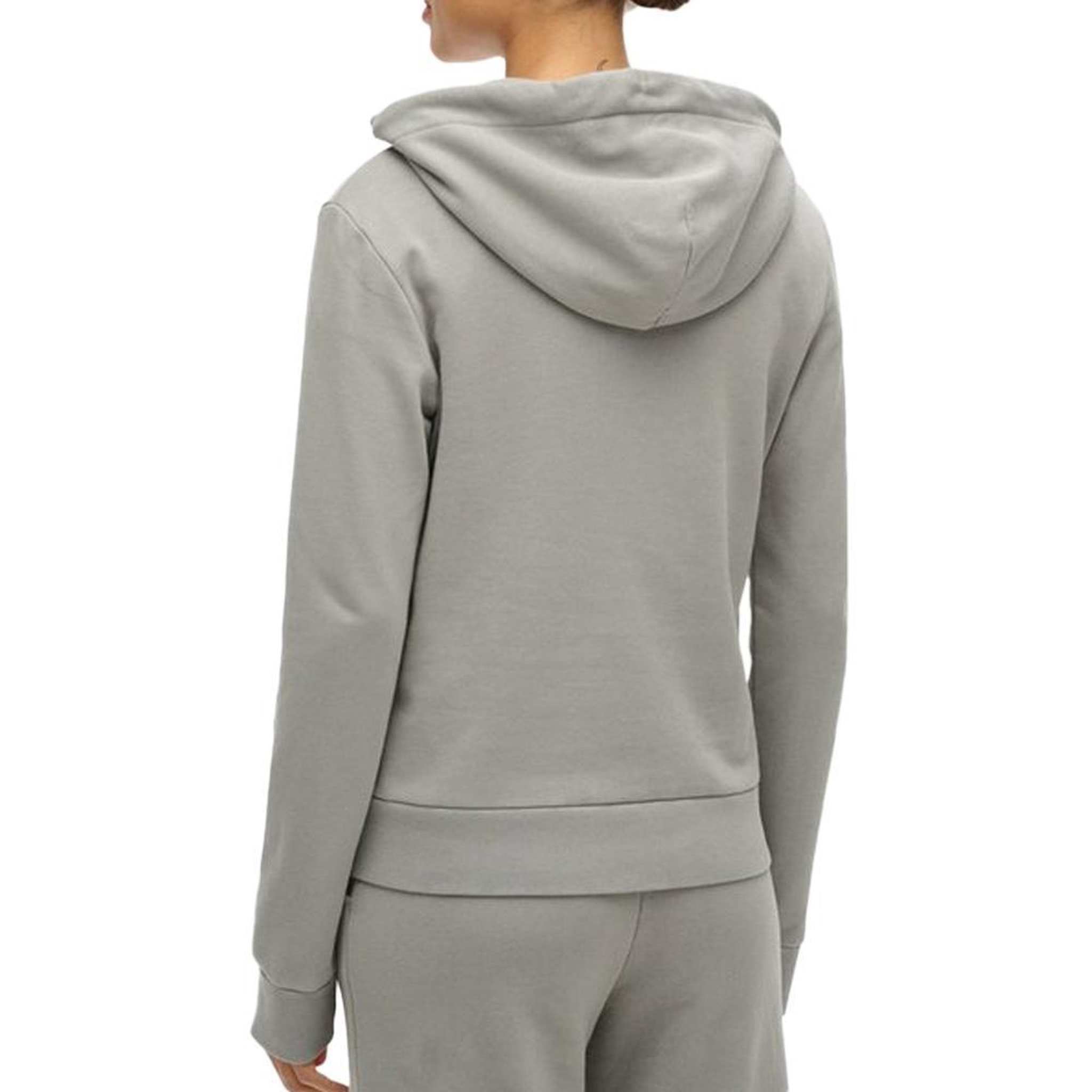 Voir la diapositive 2 : SUPERDRY Sweat à Capuche Gris Femme Superdry Plain Hood