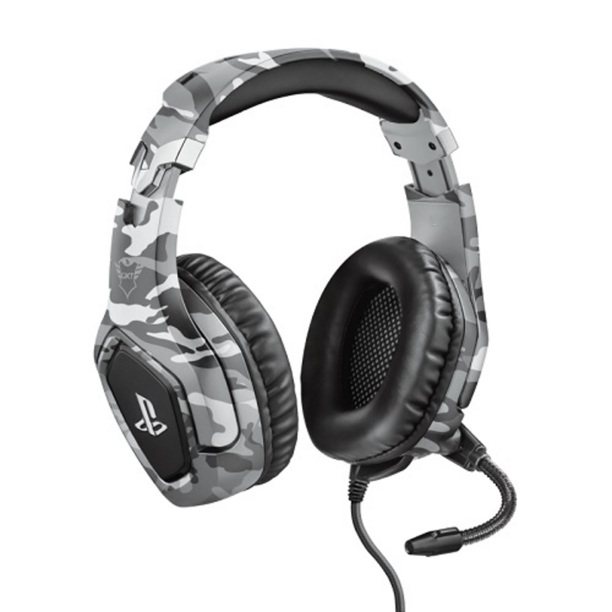 TRUST Casque - Micro Forze Grey Officiel Compatible PS5 / PS4 / Switch / Xbox