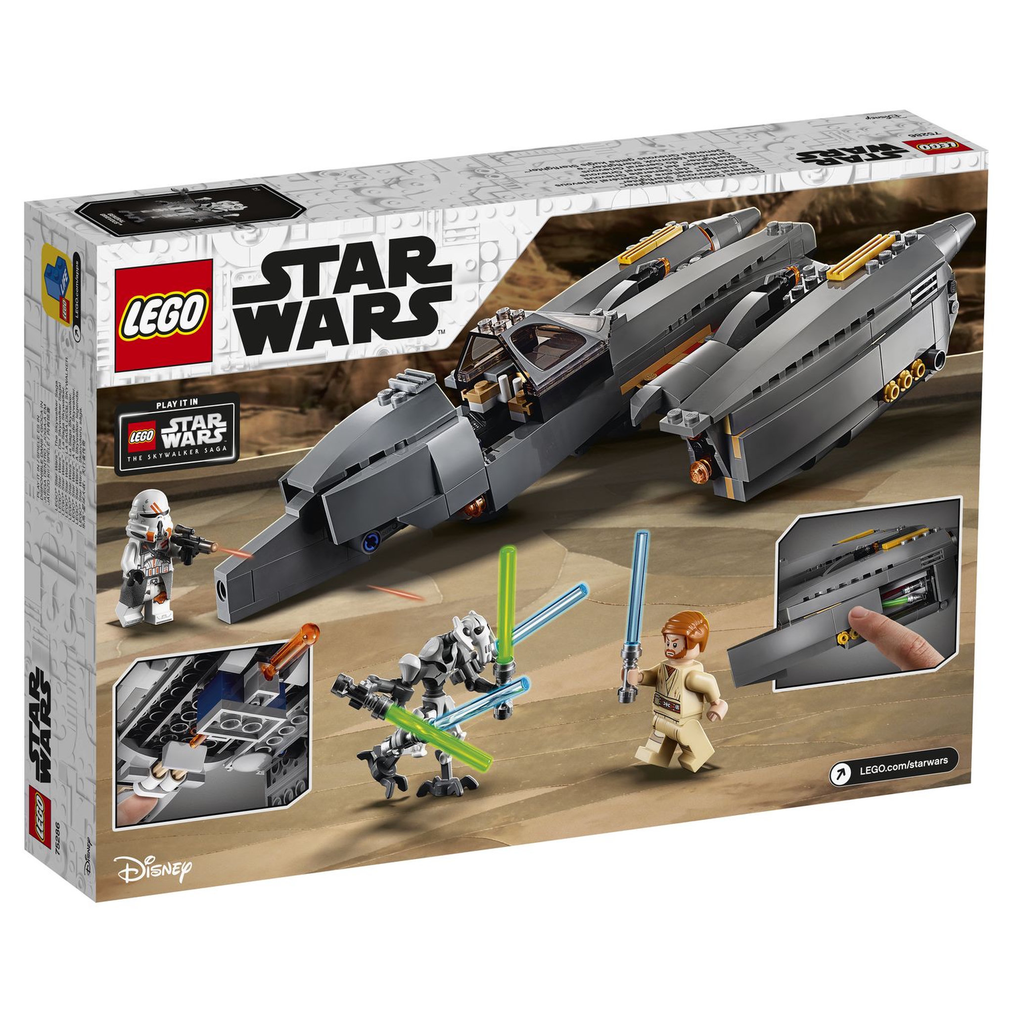 Voir la diapositive 3 : LEGO Star Wars 75286 - Le chasseur stellaire du Général Grievous