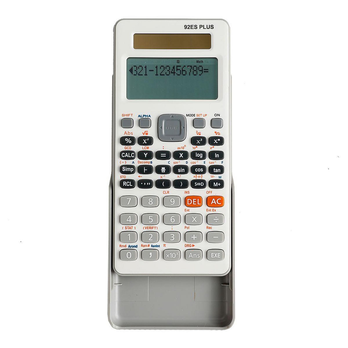 AUCHAN Calculatrice scientifique blanche
