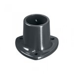 CENTRALE BRICO Platine aluminium à visser Univers gris, H.8 x l.11 x P.11 cm