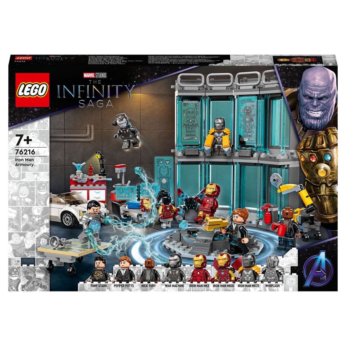LEGO Marvel Super Heroes 76216 L'armurerie d'Iron Man 