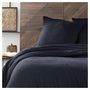 Voir la diapositive 3 : TODAY Parure housse de couette unie en gaze de coton SOWETO
