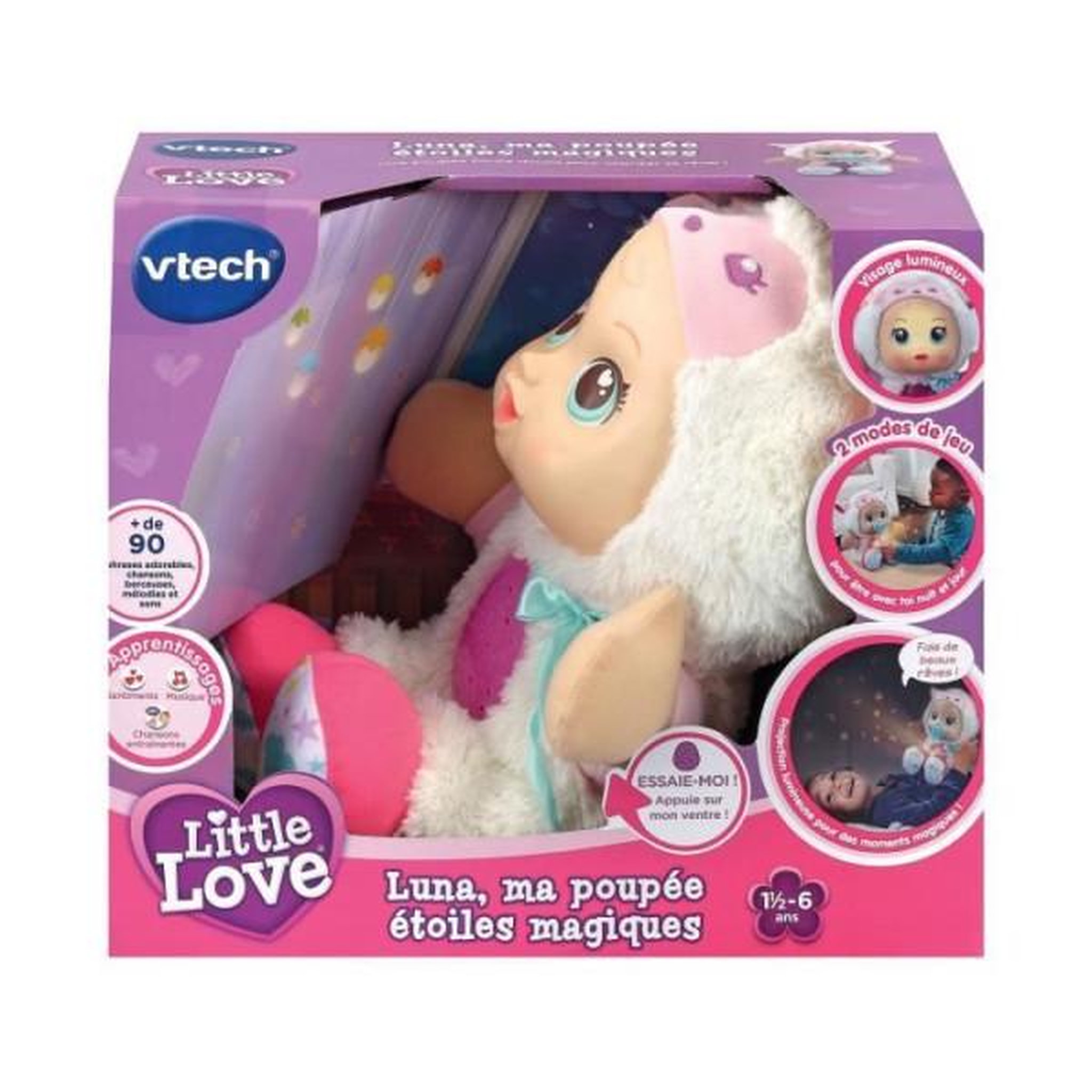 VTECH Vtech luna, ma poupée étoiles magiques