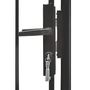 Voir la diapositive 3 : VIDAXL Portail de jardin Acier 1 x 2 m Noir