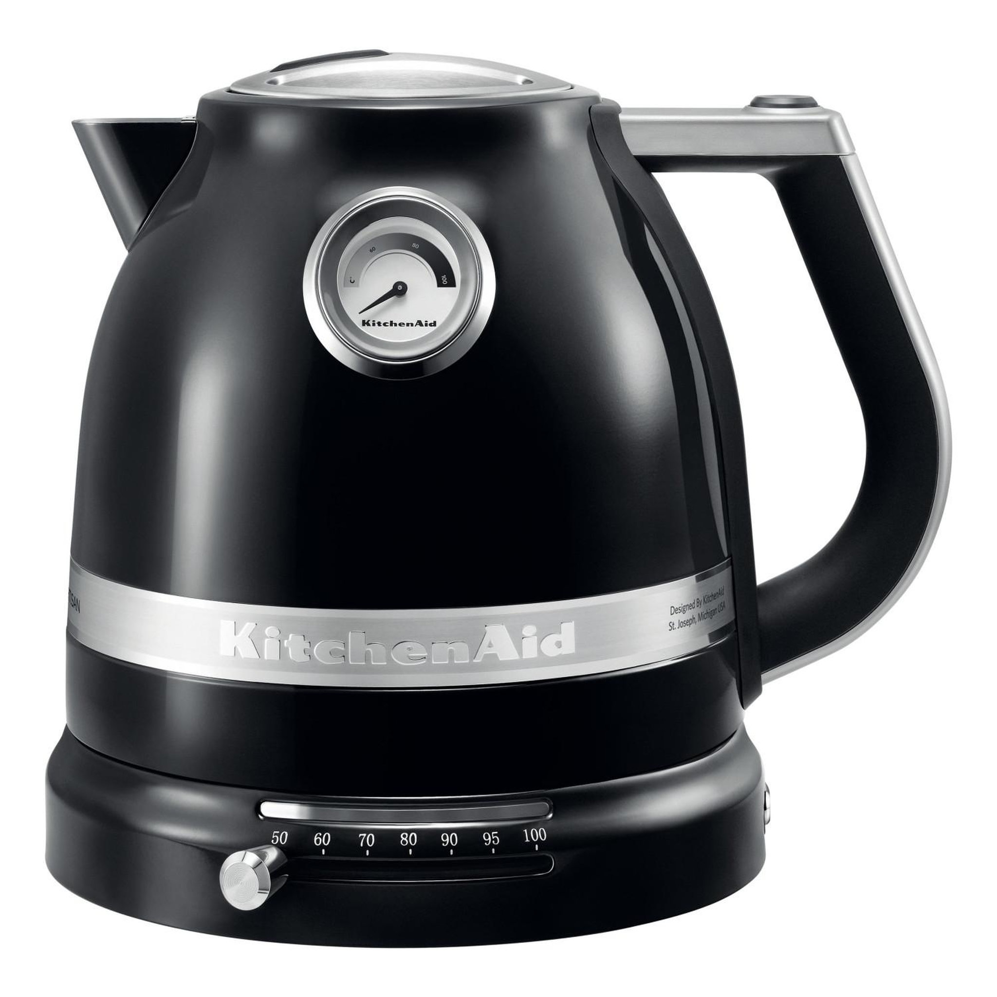 Voir la diapositive 2 : KitchenAid Bouilloire sans fil 1.5l 2400w noir onyx - 5kek1522 eob
