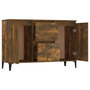 Voir la diapositive 5 : VIDAXL Buffet Chene fume 104x35x70 cm Bois d'ingenierie