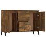 Voir la diapositive 5 : VIDAXL Buffet Chene fume 104x35x70 cm Bois d'ingenierie