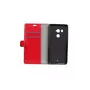 amahousse Housse rouge HTC U11 Plus folio portefeuille languette aimantée