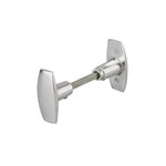 THIRARD Lot de 2 boutons de porte Alliage acier poli