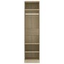 Voir la diapositive 5 : VIDAXL Garde-robe Chene sonoma 50x50x200 cm Bois d'ingenierie