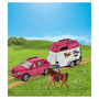 Voir la diapositive 3 : Schleich 72223 Voiture avec remorque pour chevaux