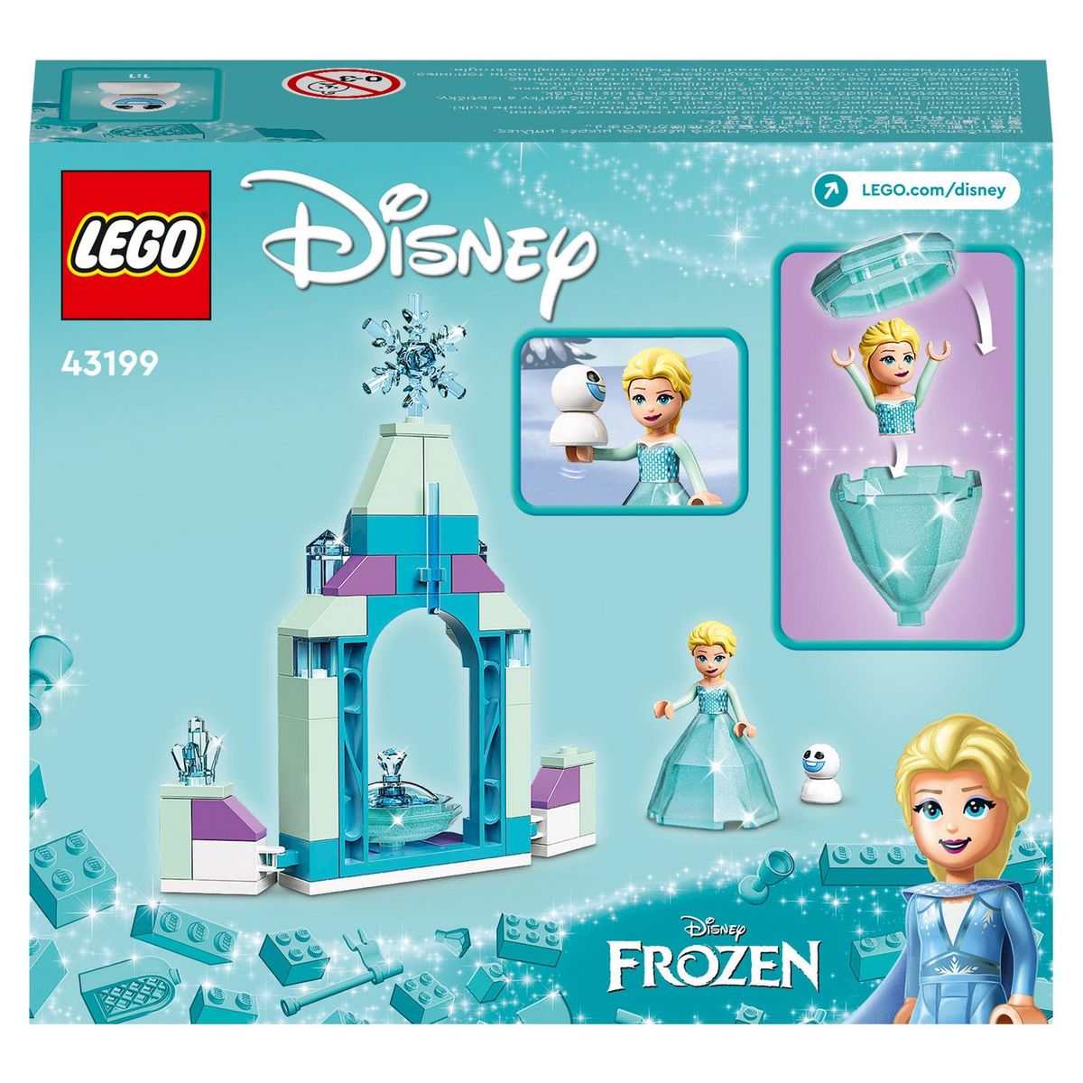 LEGO Disney 43199 - La cour du château d 'Elsa 