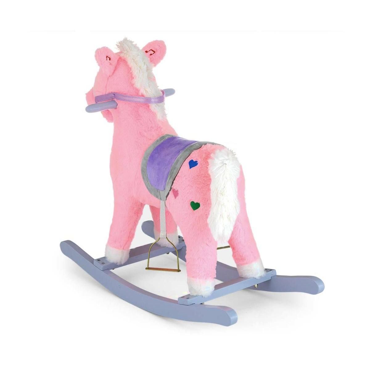 MILLY MALLY Cheval à bascule  Latek Rose