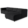 Voir la diapositive 2 : LISA DESIGN Suaro - canapé modulable d'angle droit 5 places en tissu texturé