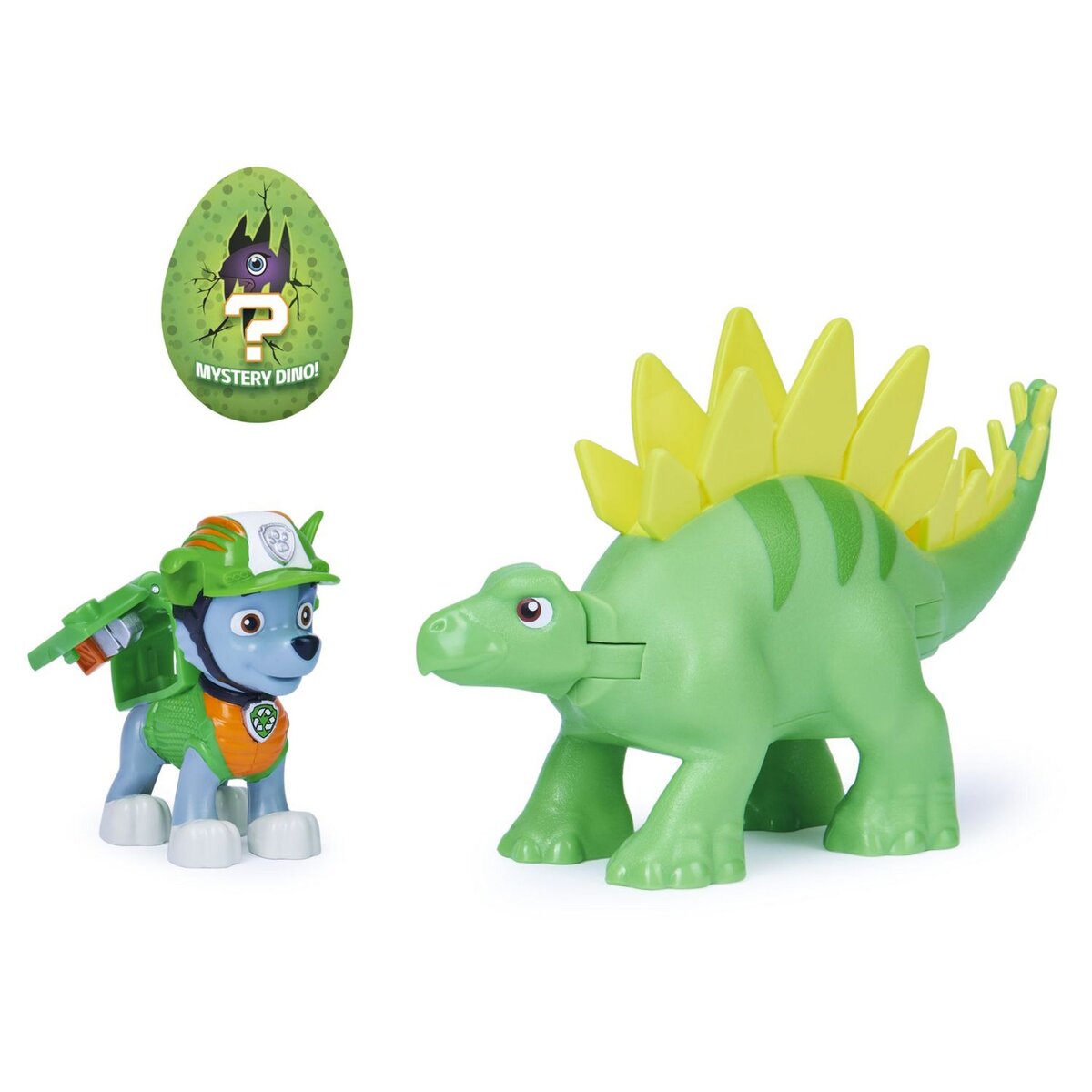 SPIN MASTER Pack de 2 figurines Dino Rescue Pat'Patrouille - Vert
