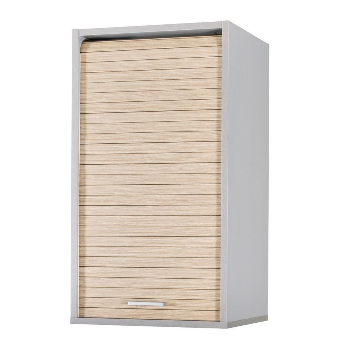 Rangement de cuisine à rideau coloris aluminium L40 cm - COOKING