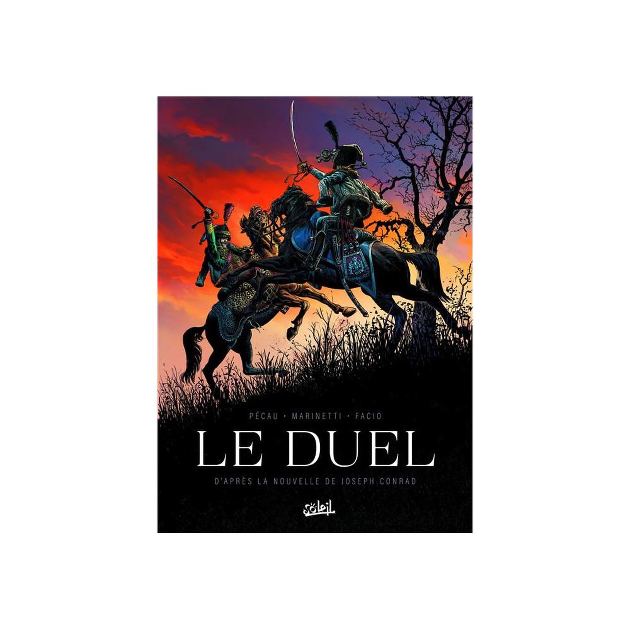 BD Le Duel d'après la nouvelle de Joseph Conrad, roman graphique historique à Strasbourg, Jean-Pierre Pécau, illustrations en couleurs