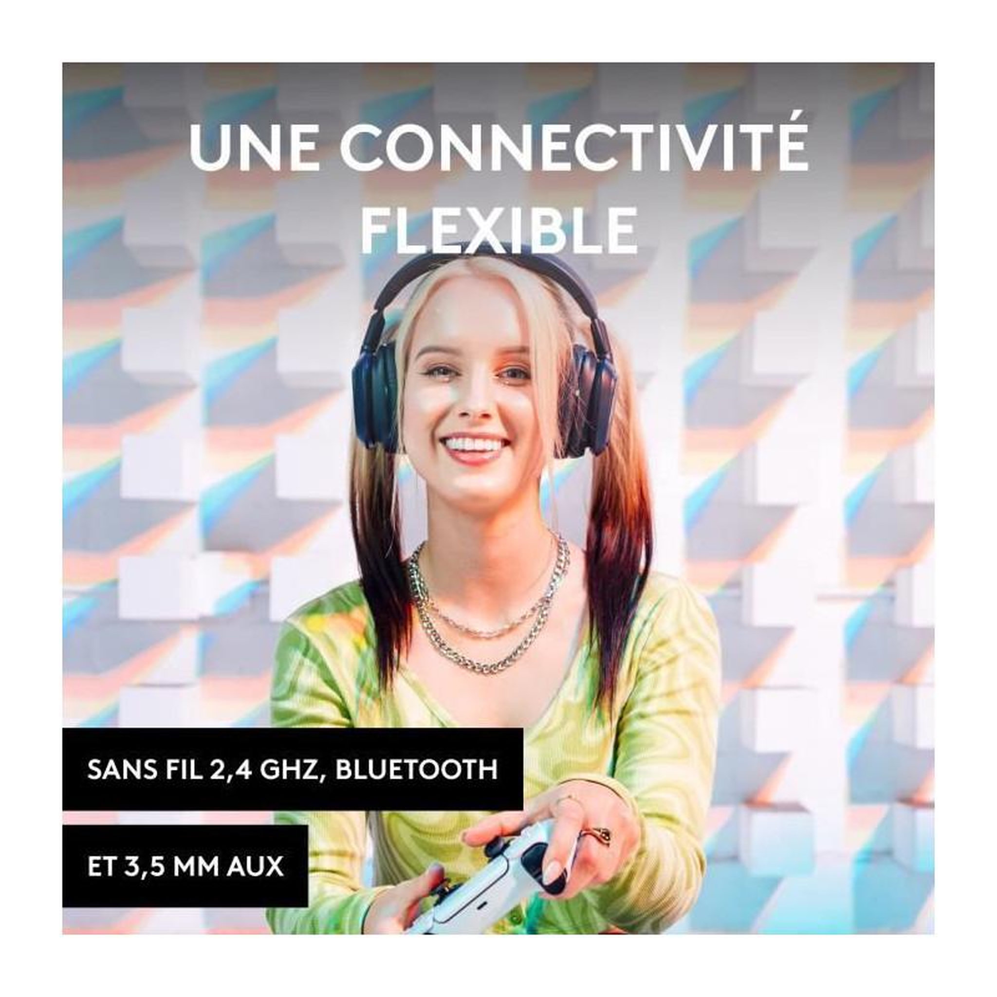 Voir la diapositive 3 : LOGITECH G Casque Gaming - ASTRO - A30 - Pour PS, PC, Mobile - Bleu marine