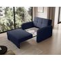 Voir la diapositive 4 : BEST MOBILIER Michelle - fauteuil convertible avec coffre en velours