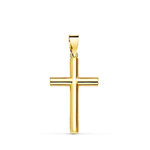 L'ATELIER D'AZUR Pendentif - Médaille Croix Or 18 Carats 750 Jaune - Chaine Offerte