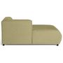 Voir la diapositive 6 : LISA DESIGN Suaro - module d'assise méridienne gauche en tissu texturé