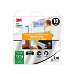 3M Joint Porte/Fenêtre Universel Mauvais Etat Premium 2 À 4,5mm X6m Blanc