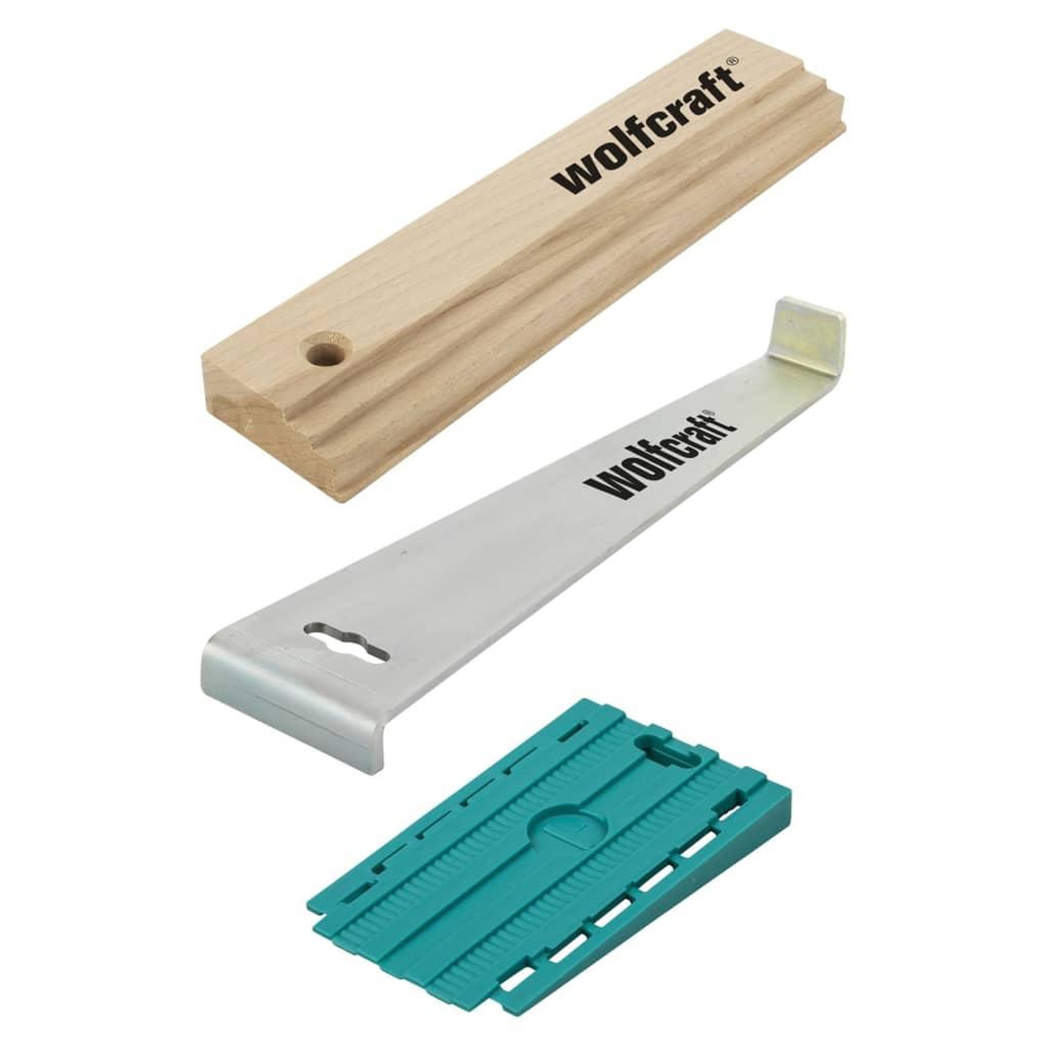 Voir la diapositive 1 : WOLFCRAFT wolfcraft Jeu d'outils de pose de stratifies et de revetements de sol