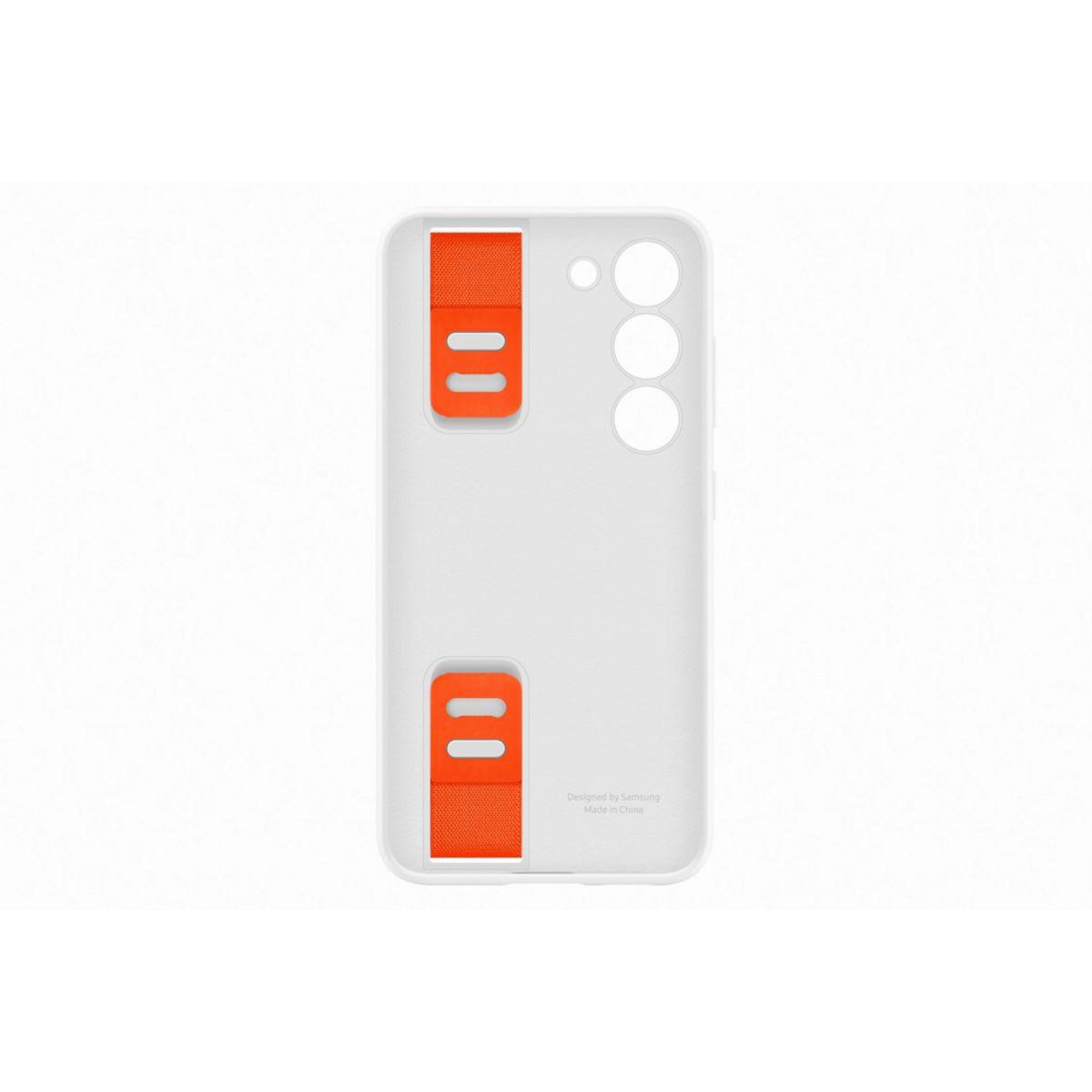Samsung Coque S23 Silicone avec laniere Blanc