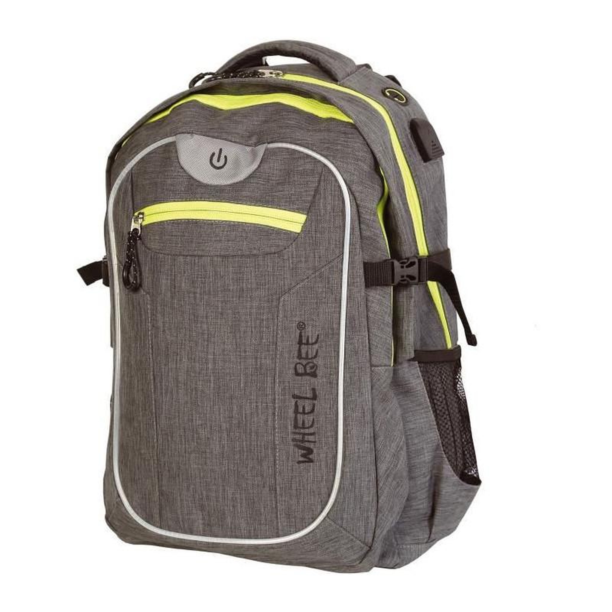 SCHILDKROT Wheel Bee Revolution Sac a Dos Enfants, 46 cm, 30 liters, Gris - 950022
