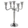 Voir la diapositive 1 : ATMOSPHERA Chandelier en Métal 5 Têtes  Aristo  27cm Argent