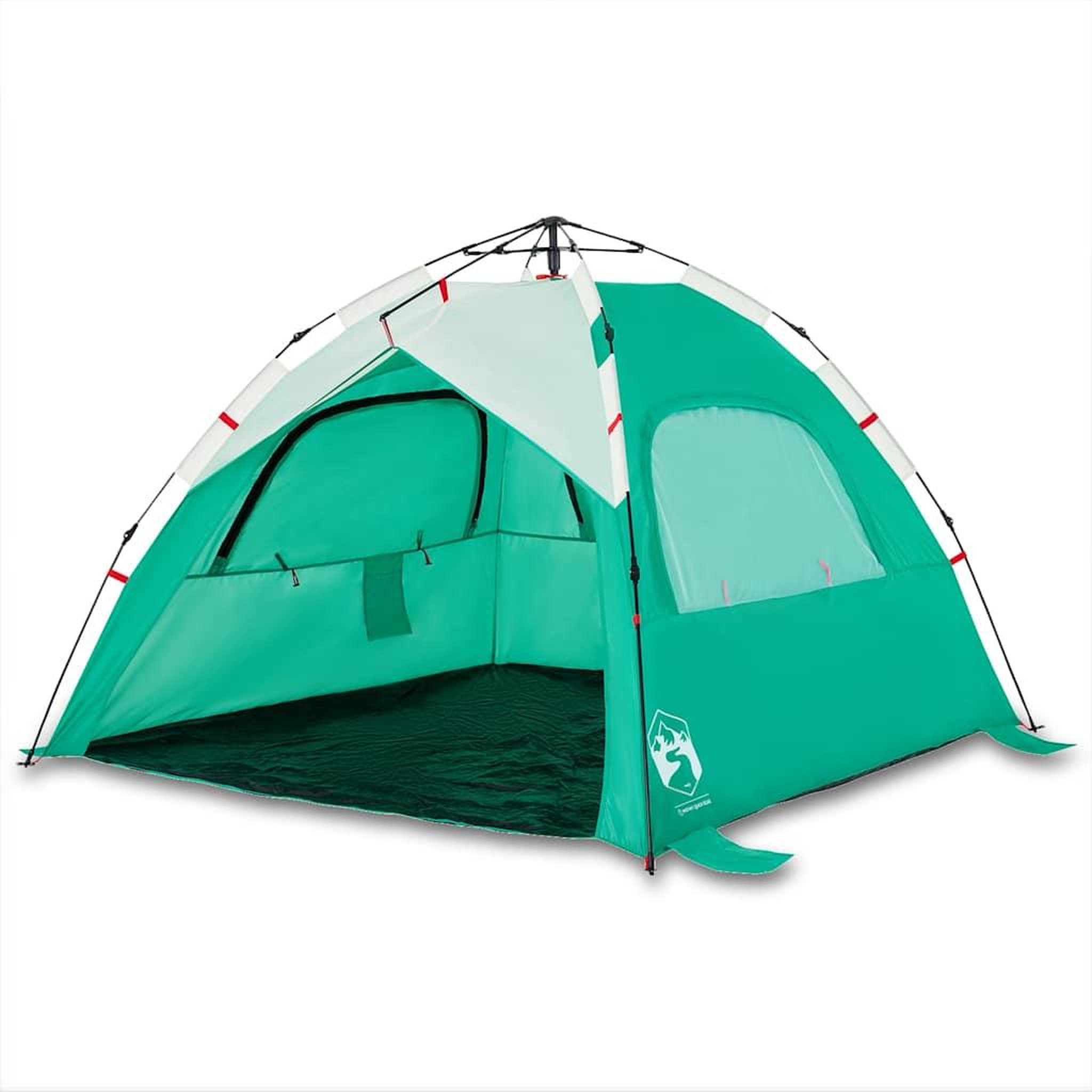 Voir la diapositive 2 : VIDAXL Tente de plage 3 personnes liberation rapide impermeable