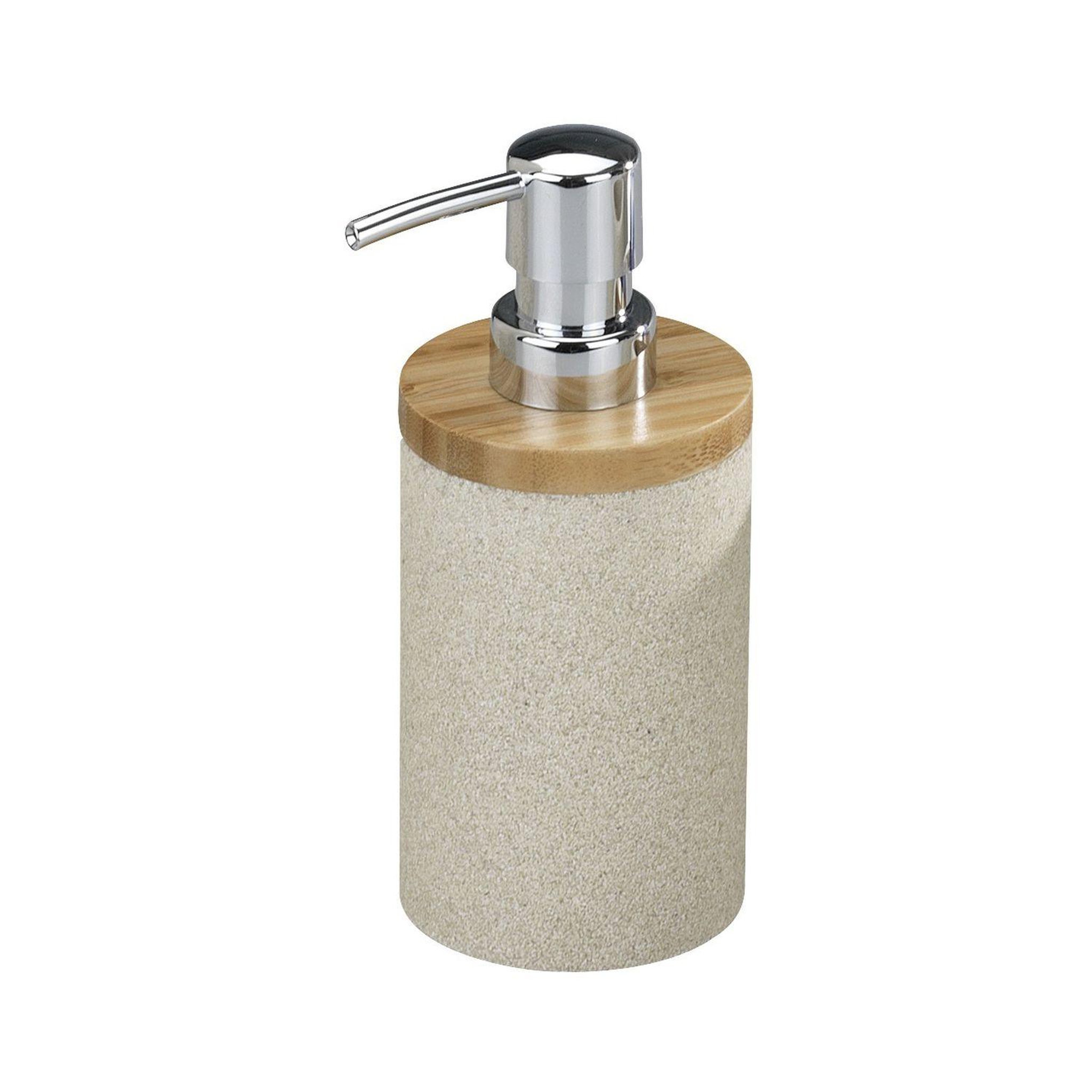 Wenko Distributeur de savon design nature vico - beige