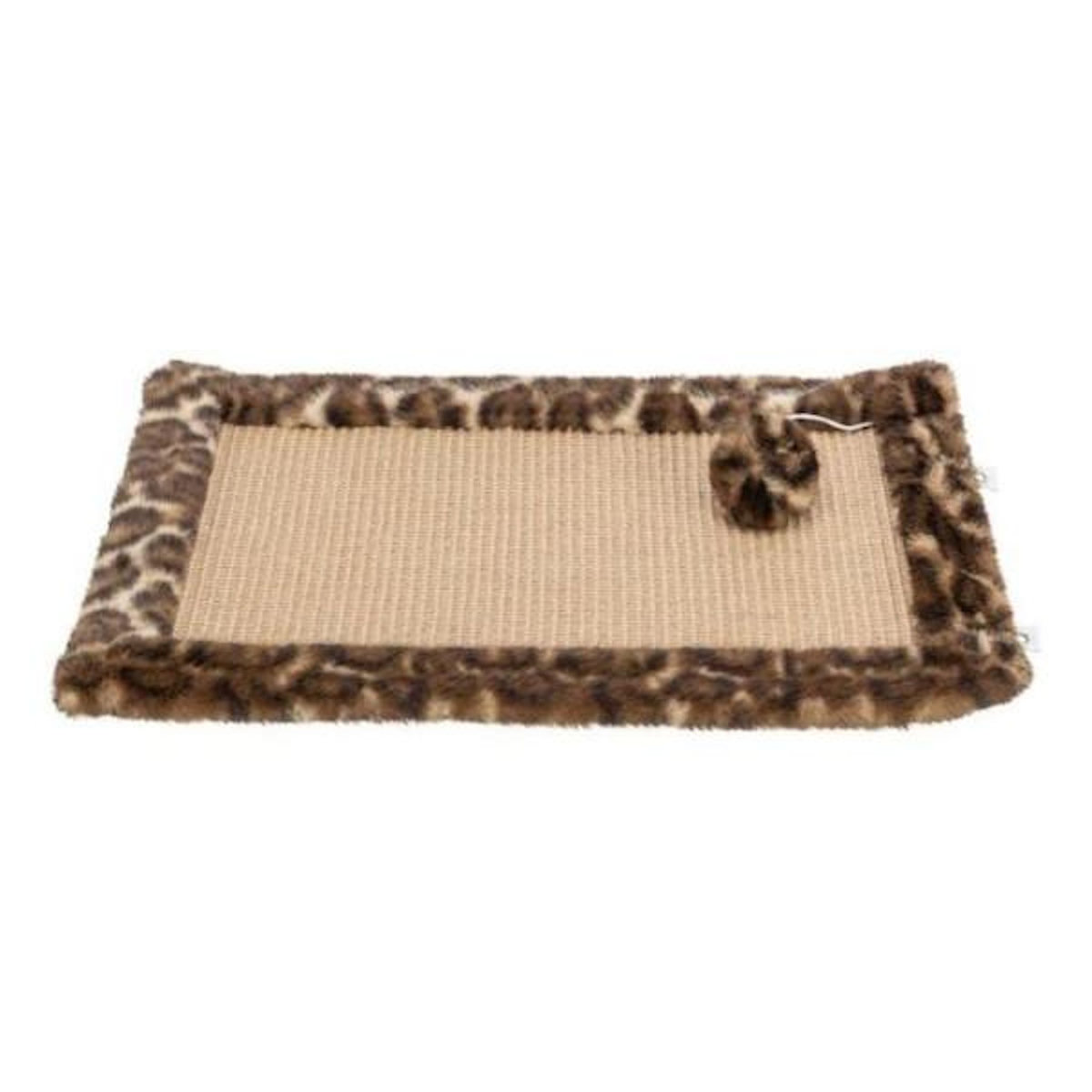Trixie Tapis griffoir - TRIXIE - LEO - 55 x 35 cm - Brun imprimé léopard